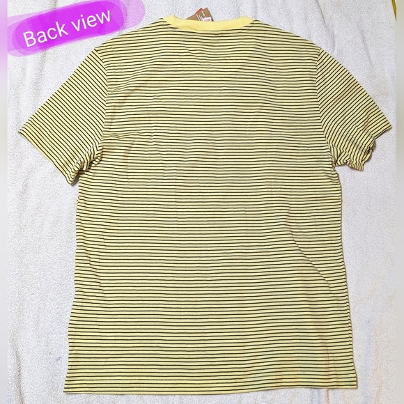 Joe Fresh men's med BNWT yellow with black stripes T shirt - Picture 7 of 9